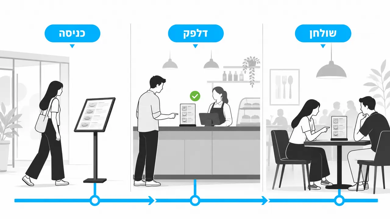 מתקני תצוגה למסעדות