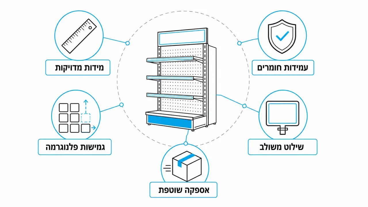 בחירת ספק מתקני תצוגה לבית מרקחת