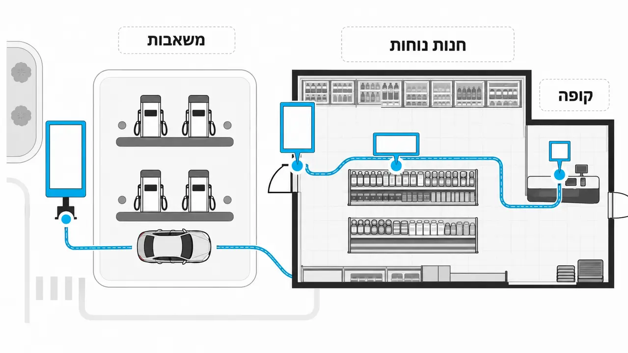 שילוט לתחנות דלק