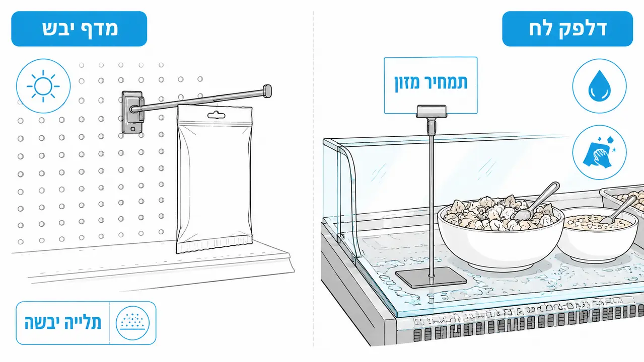 ההבדל בין דוקרני מעדניה לדוקרני תצוגה כלליים