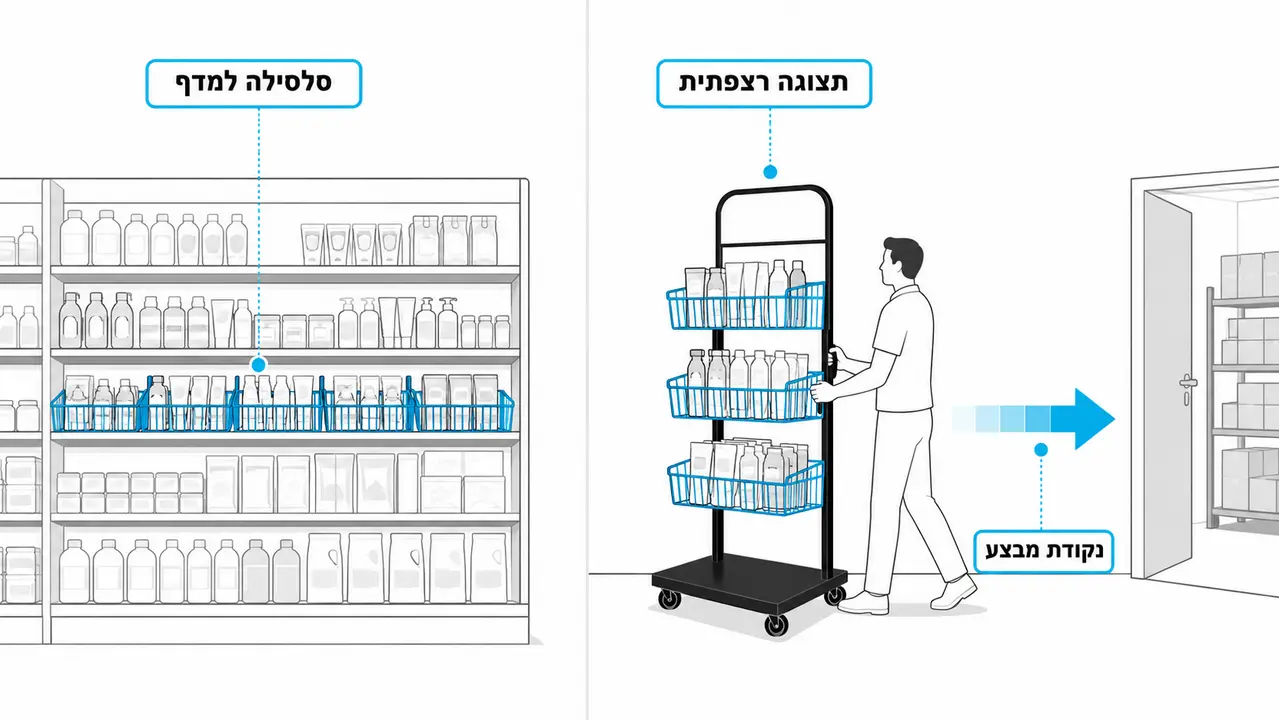 סלסילת תצוגה רצפתית