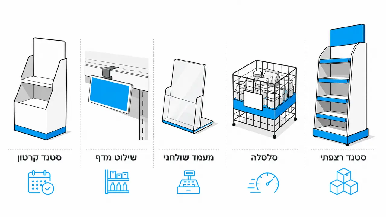 טבלת השוואה בין סוגי מתקני מבצע
