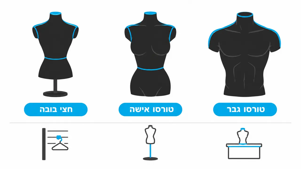 טורסו לתצוגה, מדריך בחירה מקצועי