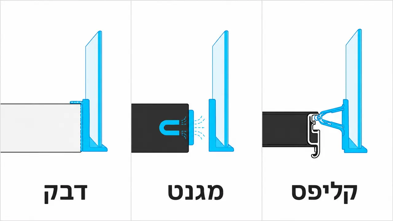 איך מתקינים כובש מדף כדי שלא ייפול