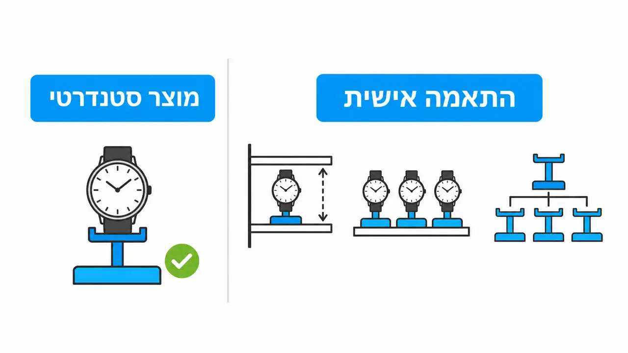 מעמד תצוגה בהתאמה אישית
