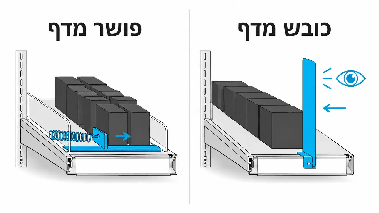 כובש מדף או פושר - מה להזמין