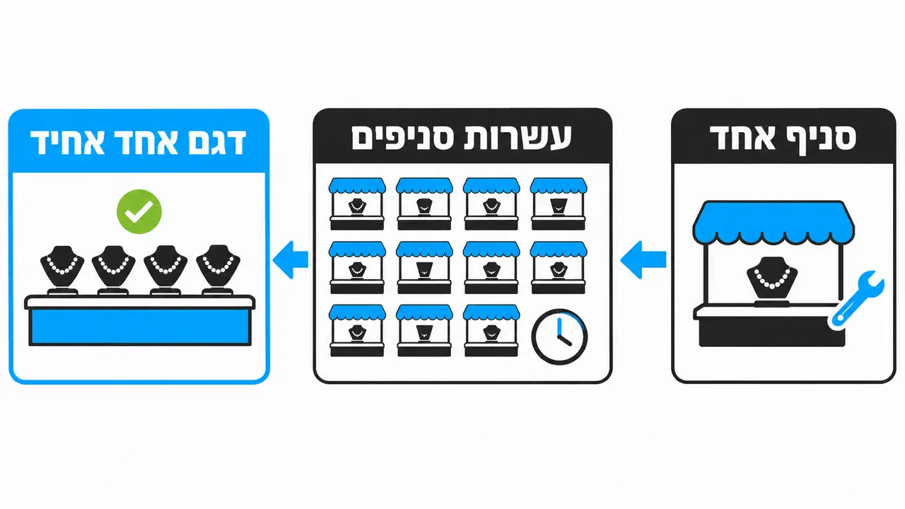 מעמד תצוגה לפנינים לצילום מוצרים