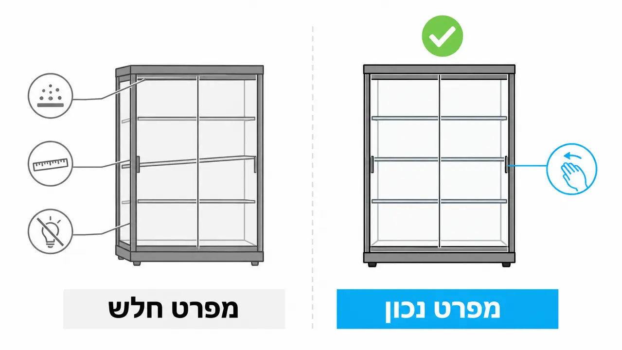 ויטרינה אחרי שנה של עבודה רציפה